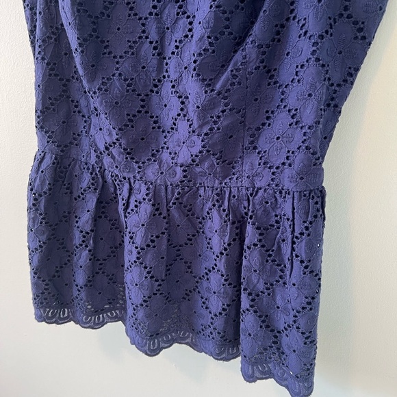 Lilly pulitzer lace peplum tank top - Picture 4 of 13